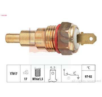 Teplotní spínač, větrák chladiče EPS 1.850.069