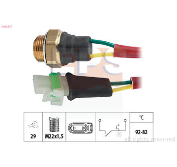 Teplotní spínač, větrák chladiče EPS 1.850.127