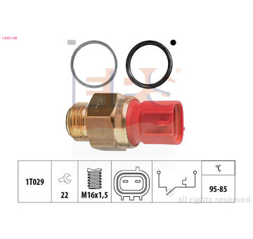 Teplotní spínač, větrák chladiče EPS 1.850.149