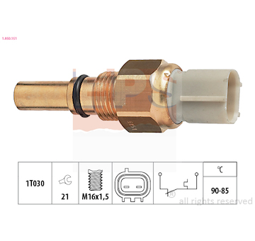 Teplotní spínač, větrák chladiče EPS 1.850.151