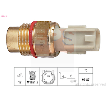 Teplotní spínač, větrák chladiče EPS 1.850.198