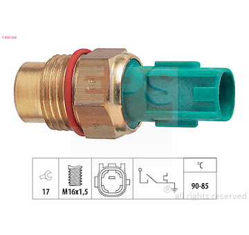 Teplotní spínač, větrák chladiče EPS 1.850.266