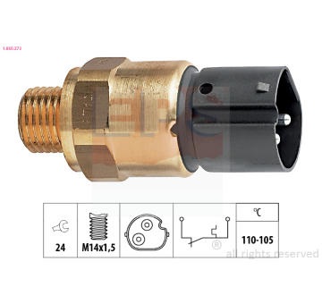 Teplotní spínač, větrák chladiče EPS 1.850.273
