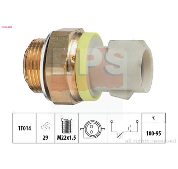 Teplotní spínač, větrák chladiče EPS 1.850.280