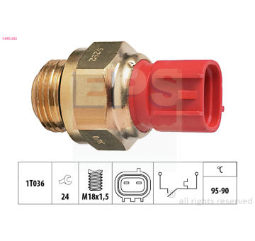 Teplotný spínač ventilátora chladenia EPS 1.850.282