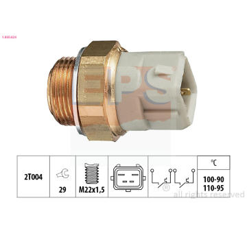 Teplotní spínač, větrák chladiče EPS 1.850.624