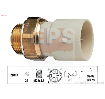 Teplotní spínač, větrák chladiče EPS 1.850.663