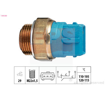 Teplotní spínač, větrák chladiče EPS 1.850.680