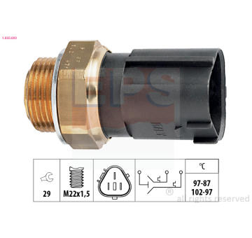 Teplotní spínač, větrák chladiče EPS 1.850.690