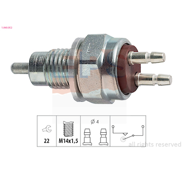 Spínač, světlo zpátečky EPS 1.860.052