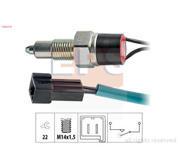 Spínač, světlo zpátečky EPS 1.860.110