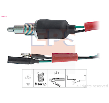 Spínač, světlo zpátečky EPS 1.860.135
