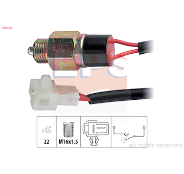 Spínač, světlo zpátečky EPS 1.860.220