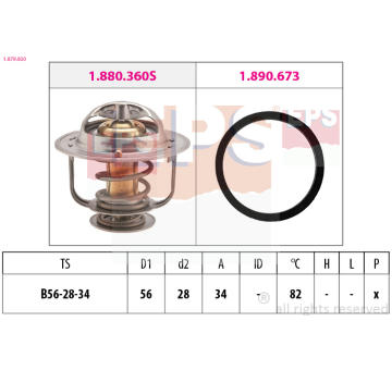 Termostat, chladivo EPS 1.879.920