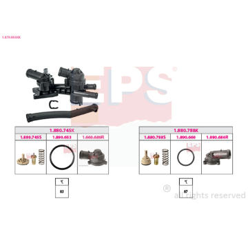 Termostat, chladivo EPS 1.879.956KK