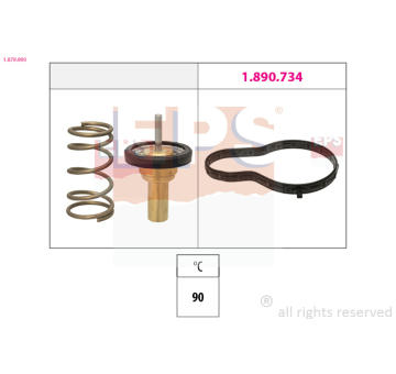 Termostat, chladivo EPS 1.879.990