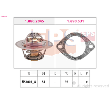 Termostat, chladivo EPS 1.880.204