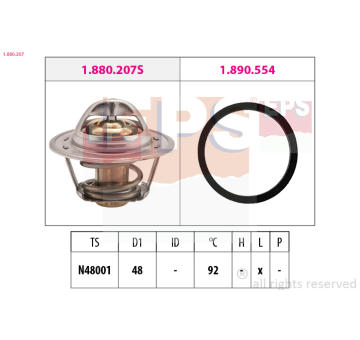 Termostat, chladivo EPS 1.880.207