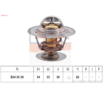 Termostat, chladivo EPS 1.880.221S