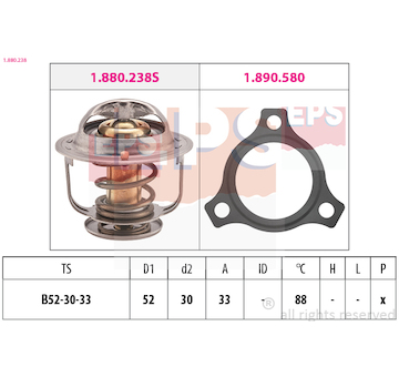 Termostat, chladivo EPS 1.880.238