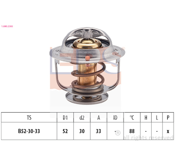 Termostat, chladivo EPS 1.880.238S