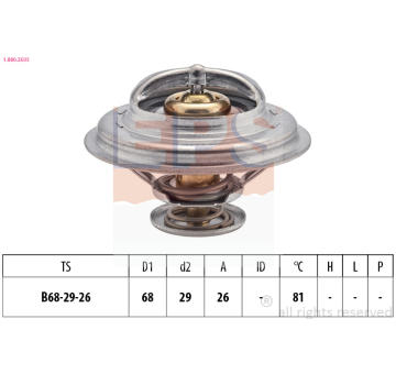 Termostat, chladivo EPS 1.880.250S