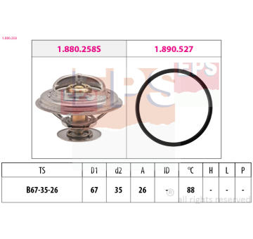 Termostat, chladivo EPS 1.880.258