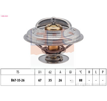 Termostat, chladivo EPS 1.880.258S