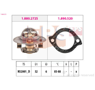 Termostat, chladivo EPS 1.880.272