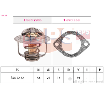 Termostat, chladivo EPS 1.880.298