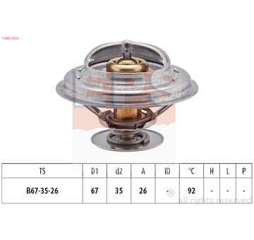 Termostat, chladivo EPS 1.880.302S