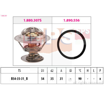 Termostat, chladivo EPS 1.880.307