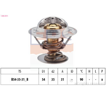 Termostat, chladivo EPS 1.880.307S