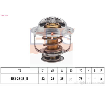Termostat, chladivo EPS 1.880.317S