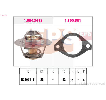 Termostat, chladivo EPS 1.880.364