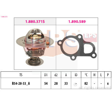 Termostat, chladivo EPS 1.880.372