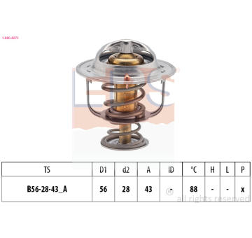 Termostat, chladivo EPS 1.880.407S