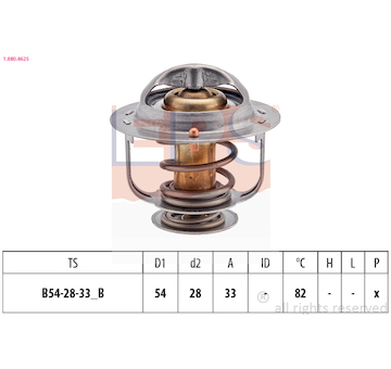 Termostat, chladivo EPS 1.880.462S