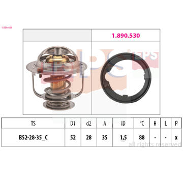 Termostat, chladivo EPS 1.880.489