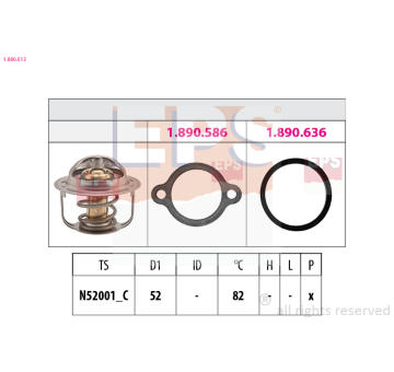 Termostat, chladivo EPS 1.880.513