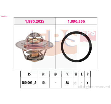 Termostat, chladivo EPS 1.880.533