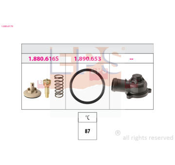 Termostat, chladivo EPS 1.880.617K