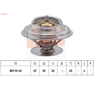 Termostat, chladivo EPS 1.880.625S