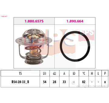 Termostat, chladivo EPS 1.880.657