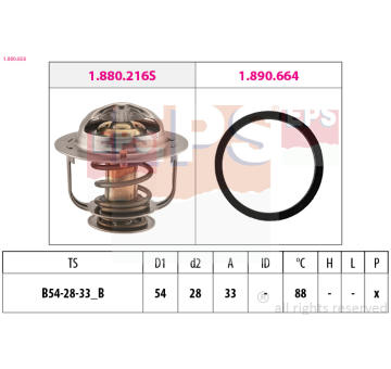 Termostat, chladivo EPS 1.880.658