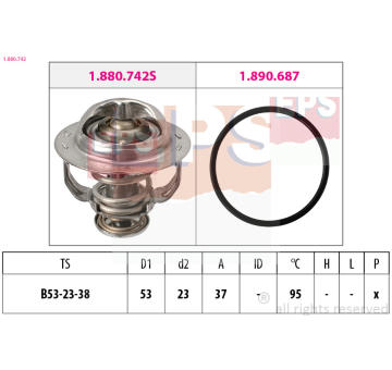 Termostat, chladivo EPS 1.880.742