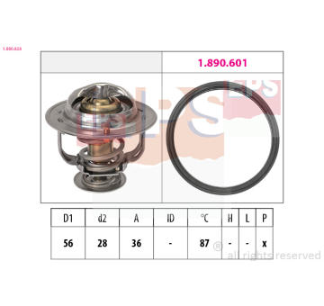 Termostat, chladivo EPS 1.880.828