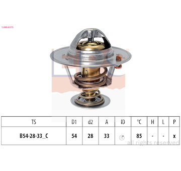 Termostat, chladivo EPS 1.880.837S