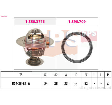 Termostat, chladivo EPS 1.880.845