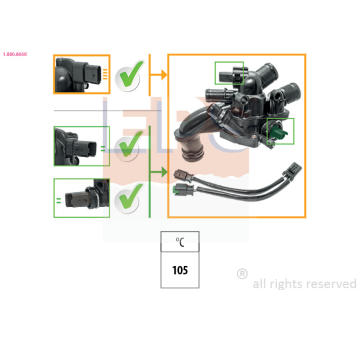 Termostat, chladivo EPS 1.880.866K